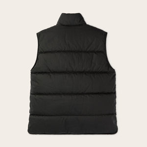 Women's heritage cotton down vest par Filson | Black (Black)