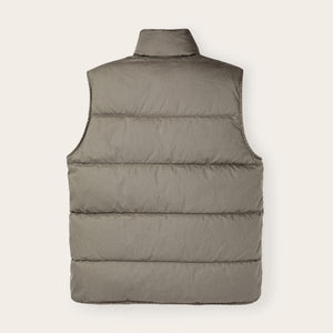 Women's heritage cotton down vest par Filson | Smokey olive (Gray)