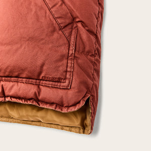 Women's heritage cotton down vest par Filson | Smoked paprika (Red)