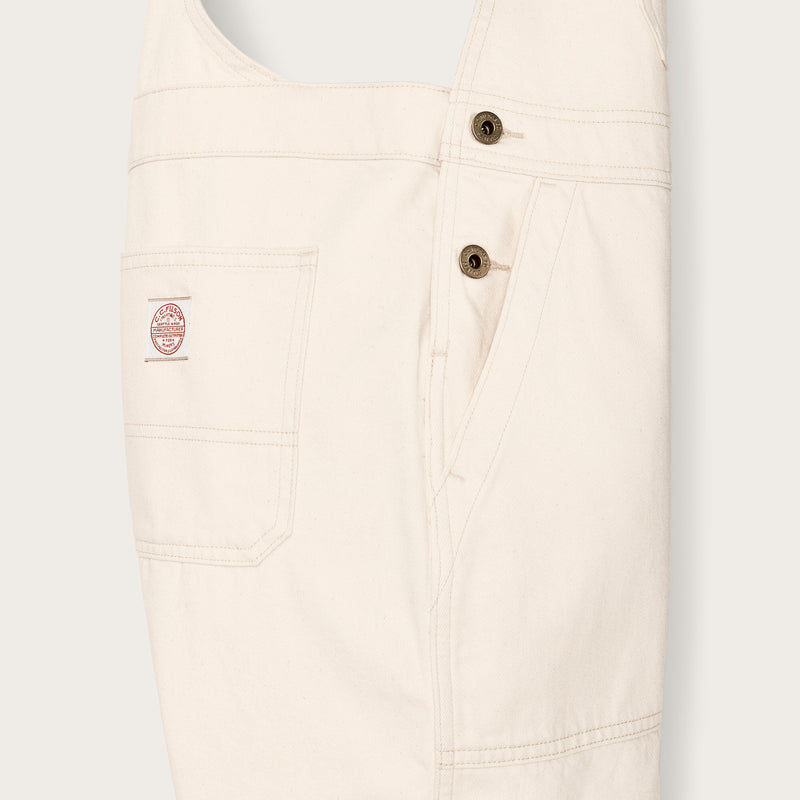 Women's denim overalls di Filson | Natural seed (White)