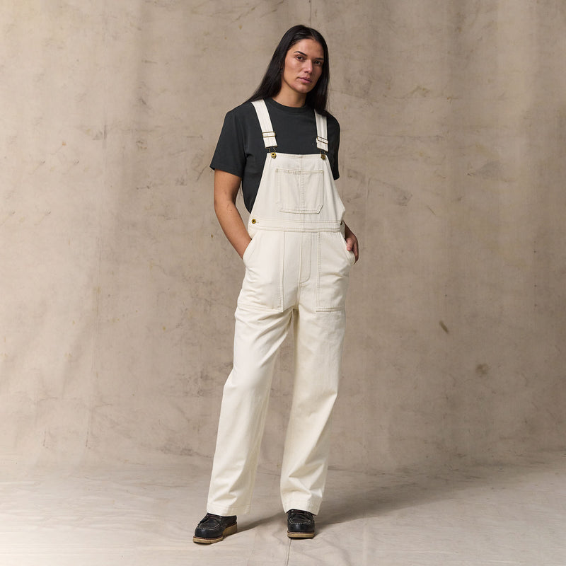 Women's denim overalls di Filson | Natural seed (White)