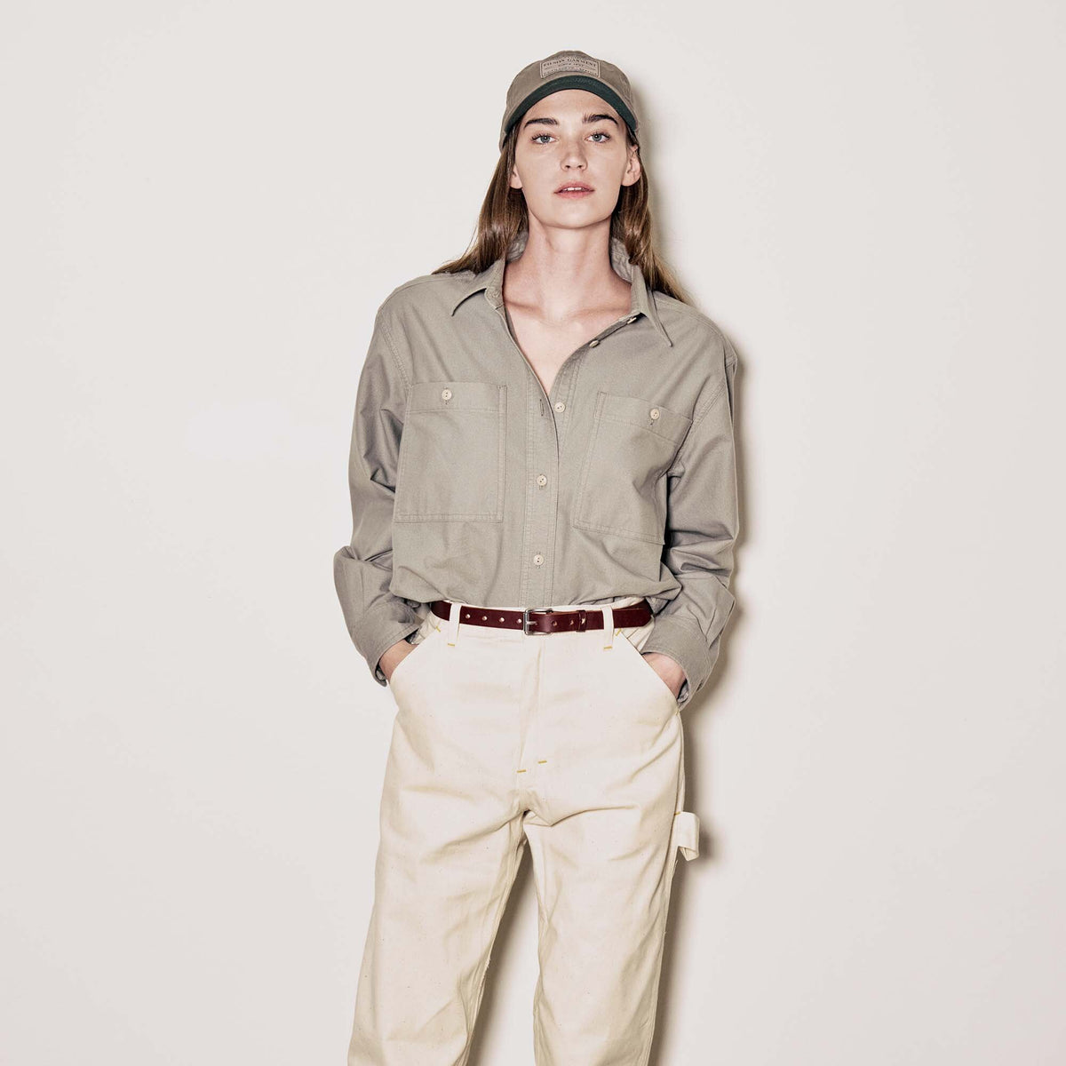 Women's field chamois shirt by Filson | Desert sage (Green) Women's field chamois shirt by Filson | Desert sage (Green)