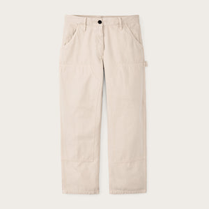 Women's field work pants by Filson | Feather grey (Beige)