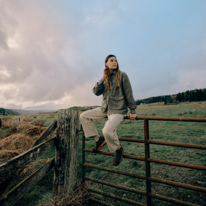 Women's field work pants by Filson | Feather grey (Beige)