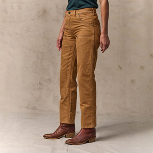 Women's 11-oz. work jeans di Filson | Harvest tan (Brown)
