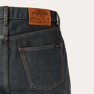 Women's 14-oz. straight-leg jeans von Filson | Black (Black)