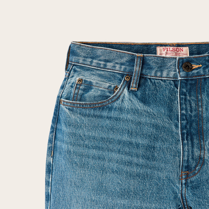 Women's 14-oz. straight-leg jeans von Filson | Vintage indigo (Blue)