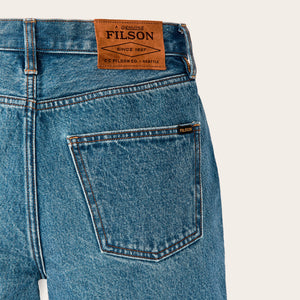 Women's 14-oz. straight-leg jeans von Filson | Vintage indigo (Blue)