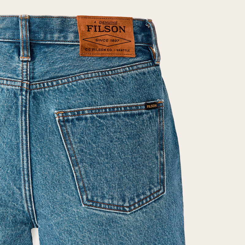 Women's 14-oz. straight-leg jeans von Filson | Vintage indigo (Blue)
