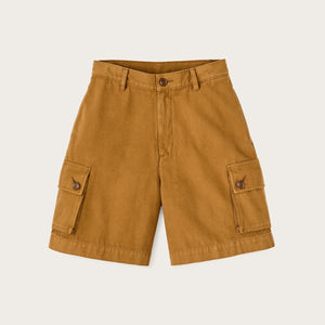 Women’s field camp shorts by Filson | Dark ochre (Orange)