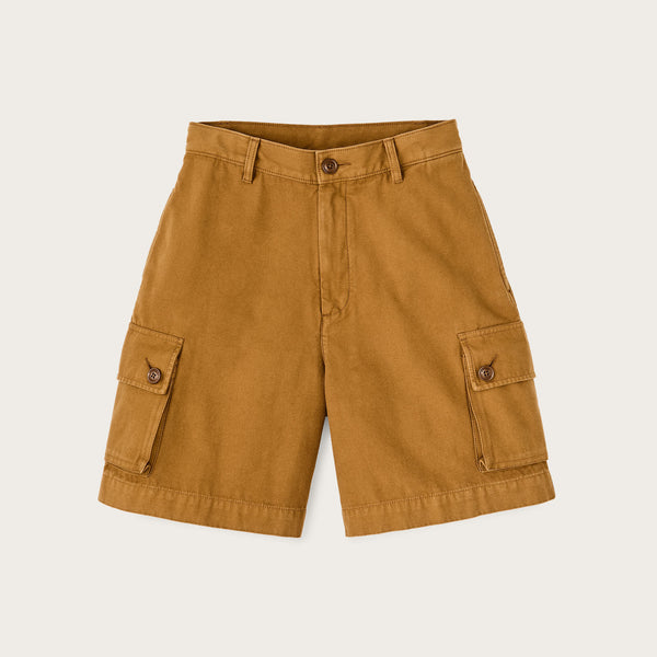 Women's field camp shorts by Filson | Dark ochre (Orange)