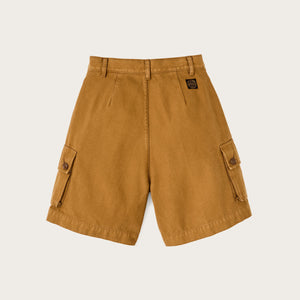 Women’s field camp shorts by Filson | Dark ochre (Orange)