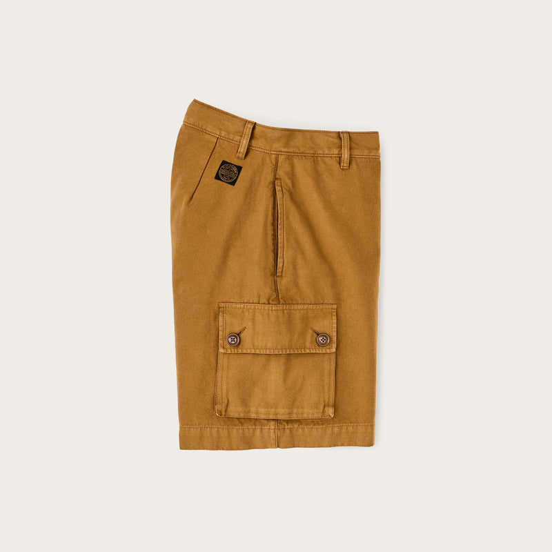 Women’s field camp shorts by Filson | Dark ochre (Orange)