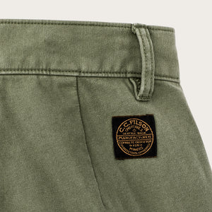 Women’s field camp shorts by Filson | Army green (Green)