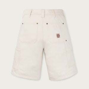 Women's 11-oz. denim work shorts von Filson | Natural seed (White)