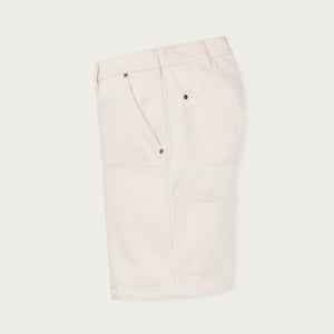 Women's 11-oz. denim work shorts von Filson | Natural seed (White)