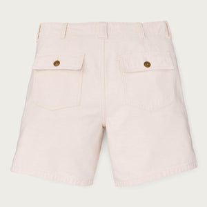 Women's reverse sateen supply shorts par Filson | Natural seed (White)