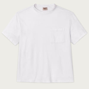 Women's short sleeve pocket tee by Filson | Bright white (White)