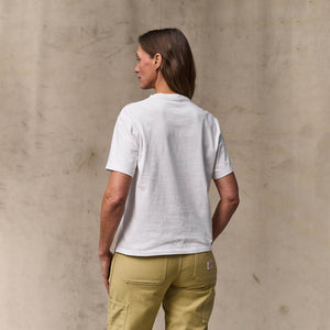 Women's short sleeve pocket tee by Filson | Bright white (White)