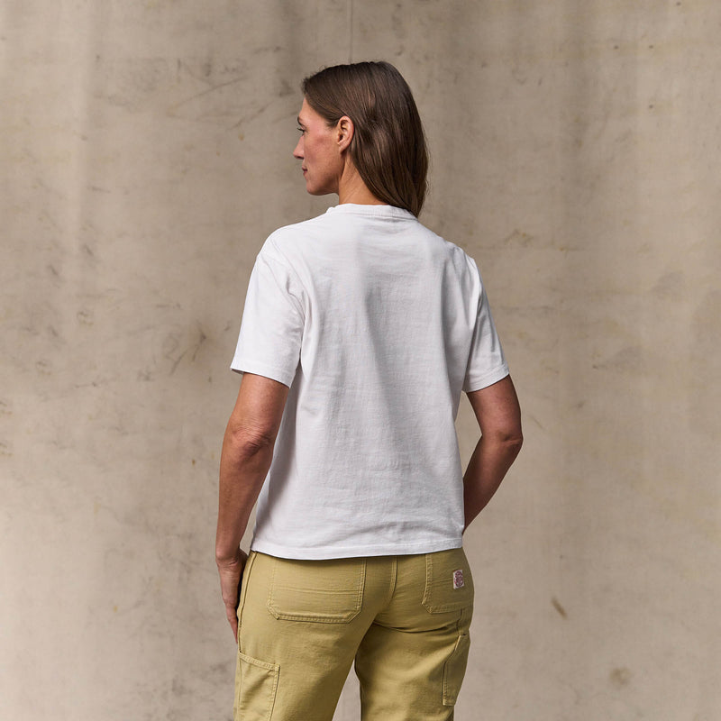 Women's short sleeve pocket tee by Filson | Bright white (White)