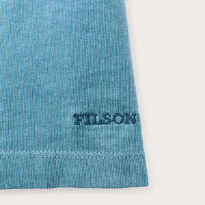 Women's short sleeve pocket tee by Filson | Storm blue (Blue)