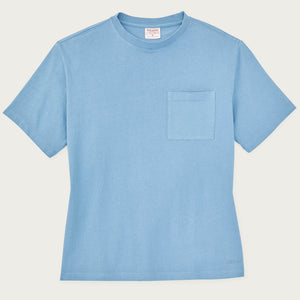 Women's short sleeve pocket tee by Filson | Light blue (Blue)