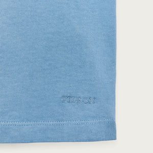 Women's short sleeve pocket tee by Filson | Light blue (Blue)
