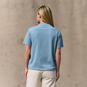 Women's short sleeve pocket tee by Filson | Light blue (Blue)