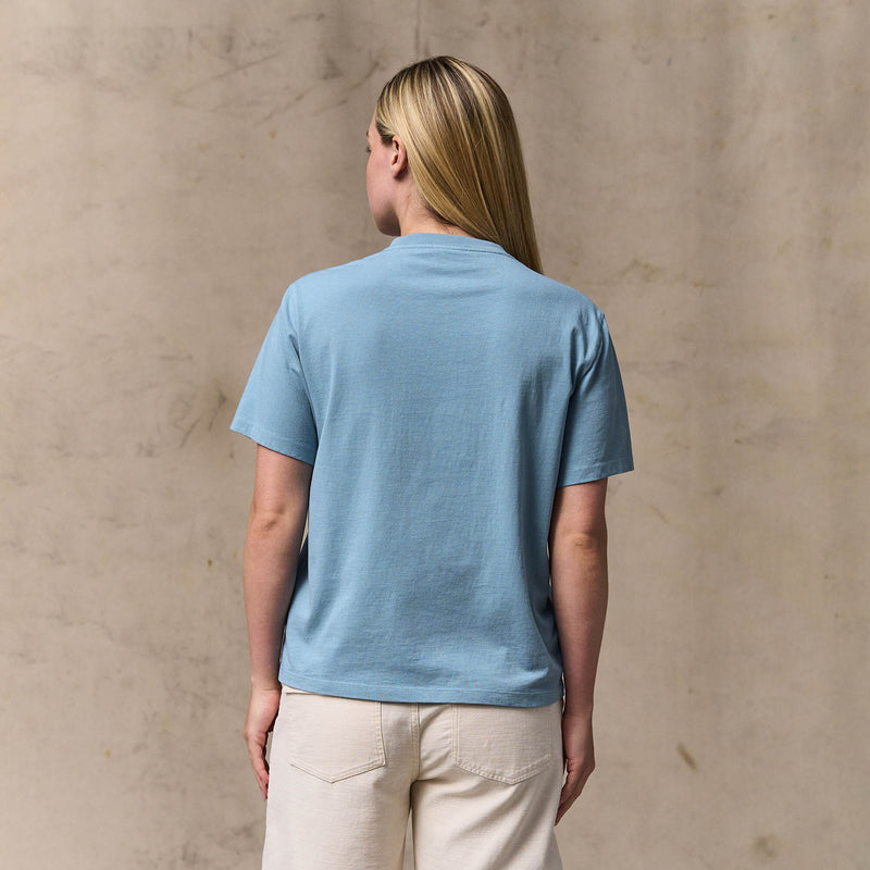 Women's short sleeve pocket tee by Filson | Light blue (Blue)