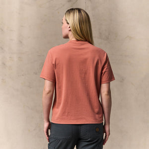 Women's short sleeve pocket tee by Filson | Copper brown (Pink)