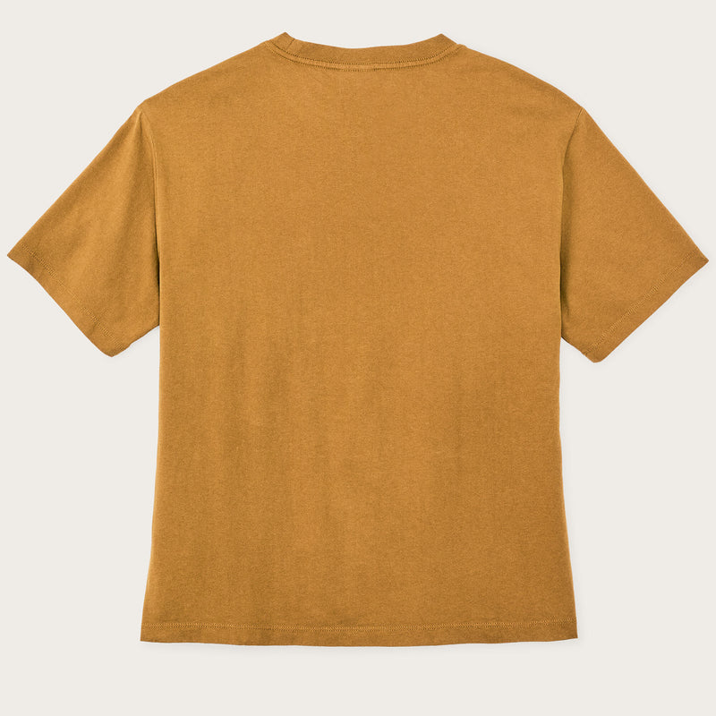 Women's short sleeve pocket tee by Filson | Bronze brown (Yellow)