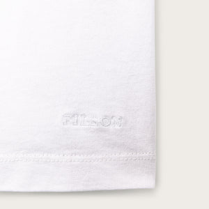 Women's short sleeve pocket tee by Filson | White (White)