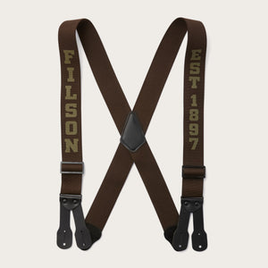 Filson logger suspenders par Filson | Dark brown (Brown)