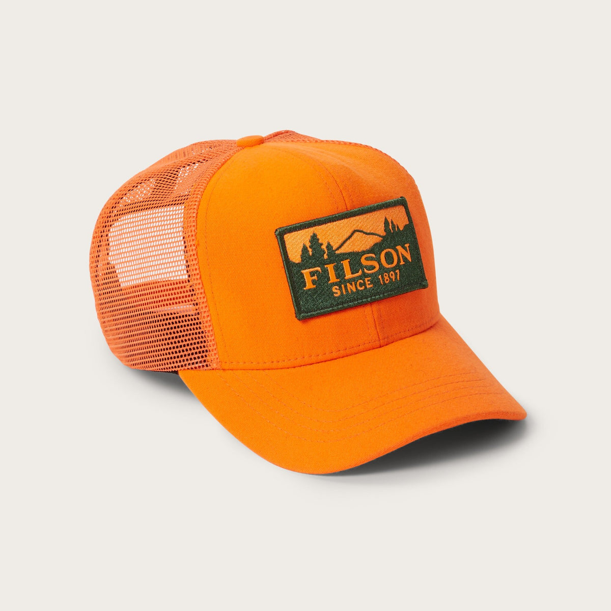 Blaze orange mesh hat hot sale