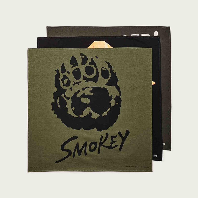 SMOKEY BEAR BANDANA 3-PACK