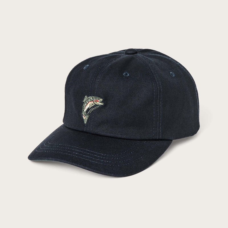 Dry tin low-profile logger cap by Filson | Navy / fish (Blue)