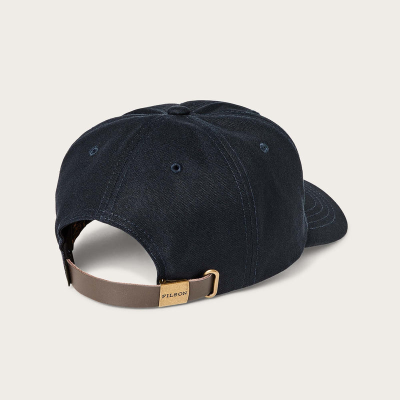 Dry tin low-profile logger cap by Filson | Navy / fish (Blue)
