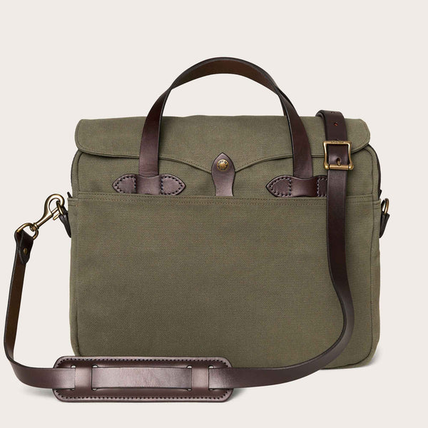FILSON ブリーフケース　オイルド Rugged twill original briefcase by Filson | Otter green (Green)