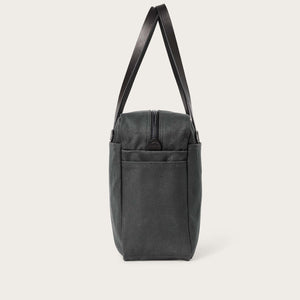 RUGGED TWILL TOTE BAG WITH ZIPPER