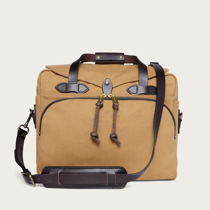 Rugged twill padded computer bag von Filson | Tan (Beige)