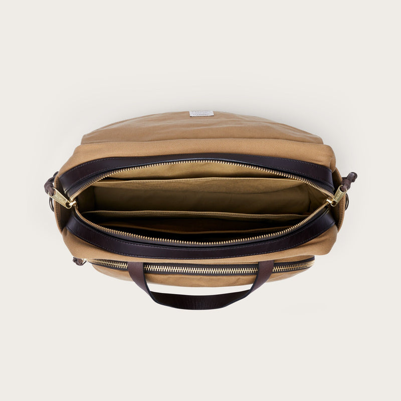 Rugged twill padded computer bag von Filson | Tan (Beige)