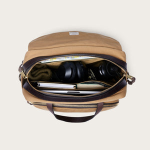 Rugged twill padded computer bag von Filson | Tan (Beige)