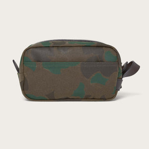 Waxed rugged twill travel kit di Filson | Dark wax shrub camo (Gray)
