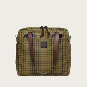TIN CLOTH TOTE BAG WITH ZIPPER