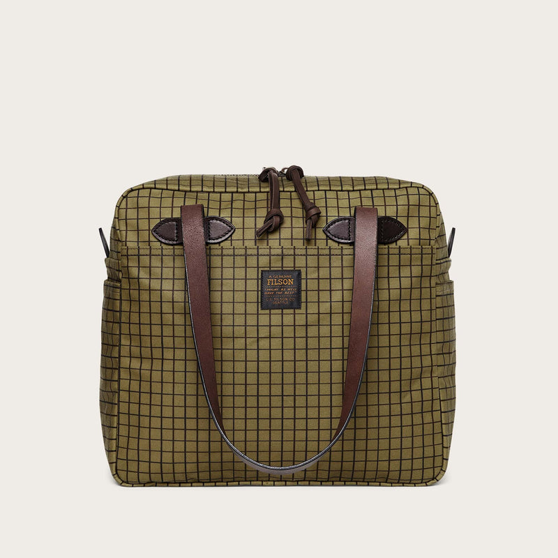 TIN CLOTH TOTE BAG WITH ZIPPER