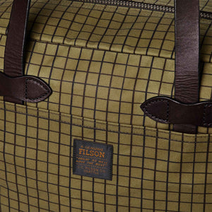 TIN CLOTH TOTE BAG WITH ZIPPER