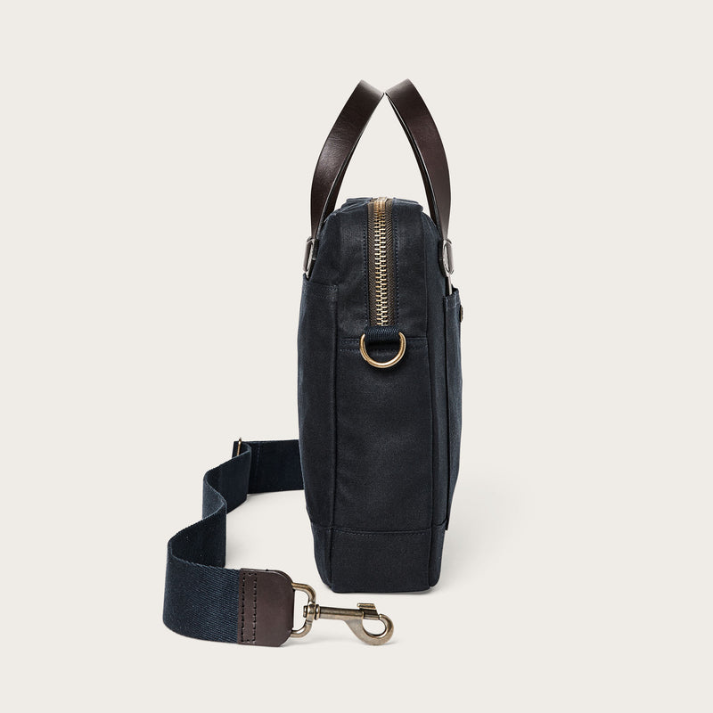 Tin cloth compact briefcase by Filson | Navy (Blue)