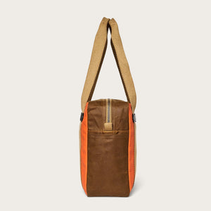 TIN CLOTH TOTE BAG WITH ZIPPER