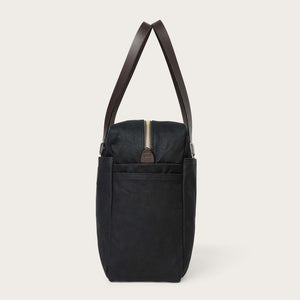 RUGGED TWILL TOTE BAG WITH ZIPPER