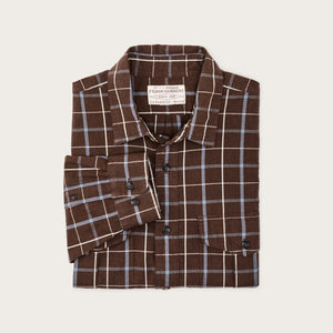 FILSON'S WASHED FEATHER CLOTH SHIRT